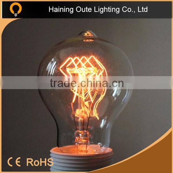 Retro Vintage style lighting gold Sopt glass lamp /G125 big globle eedison light bulb