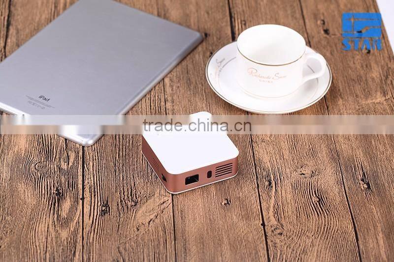 Android 4.4.4 Smart Mini LED DLP Projector Portable Long life LED lamp Full HD LED home cinema WiFi Bluetooth projector E05