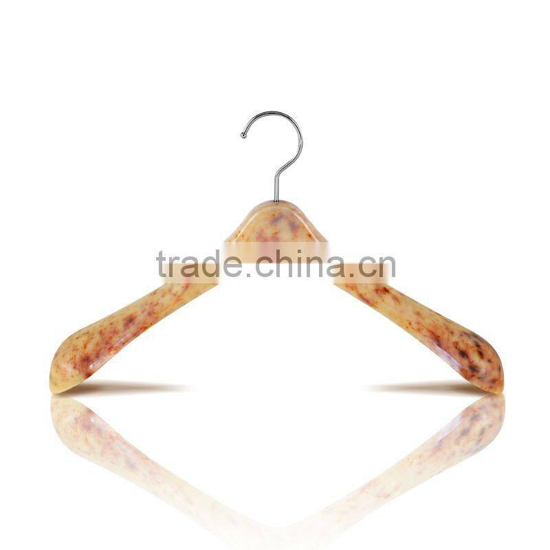 Japanese Browny Marbled Plastic Luxury Hanger for Hotel Equipment