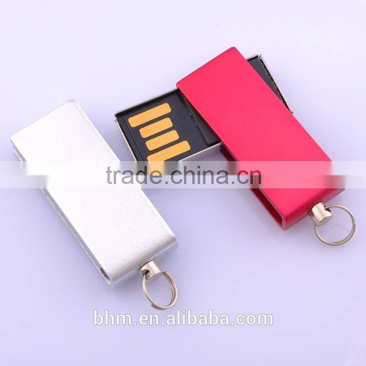 Popular USB 2.0 swivel metal usb flash memory,4GB/8GB/16GB USB flash drive
