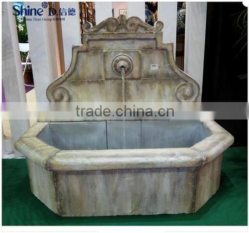 polyresin indoor fountain drinking birds design water fountain for garden ornament