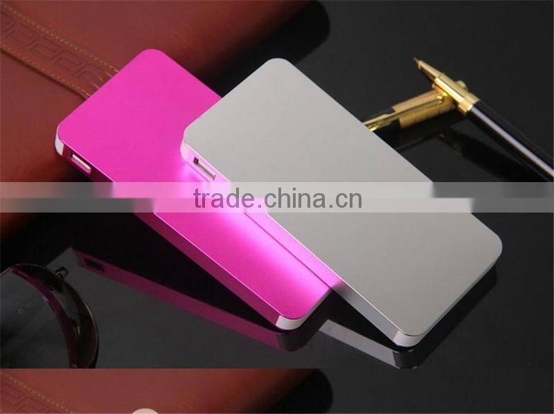10000mah Aluminum shell portable mobile power supply shenzhen