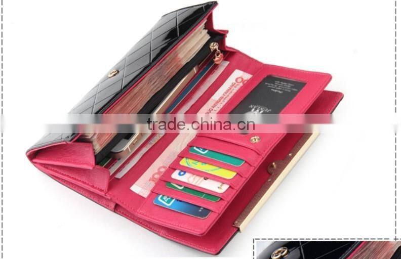 genuine leather durable women leather wallet in hot selling
