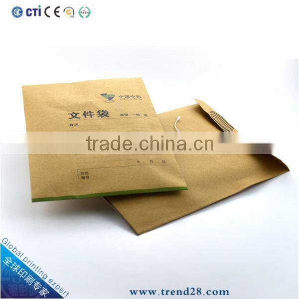kraft envelope with string