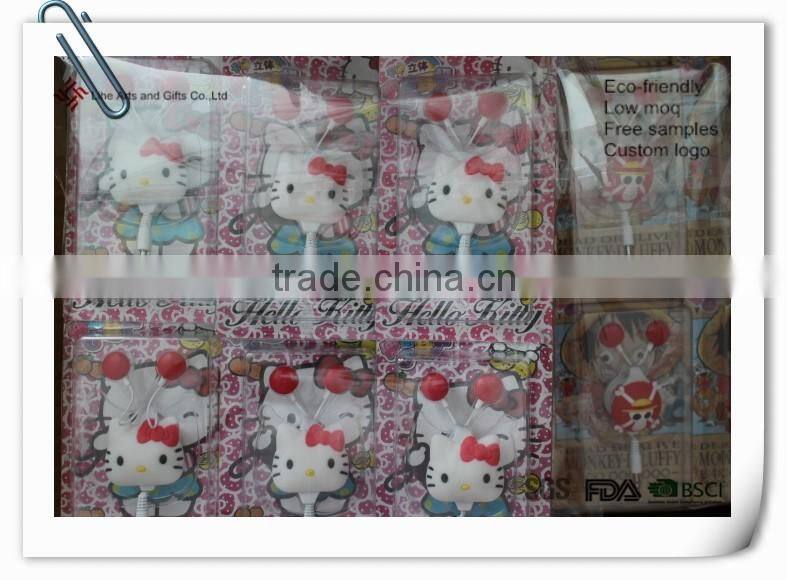Good quality hot cartoon designs earphone for children