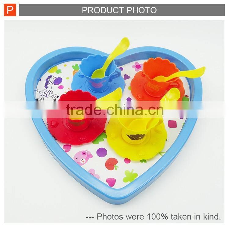 bright color plastic kitchen toys tea set