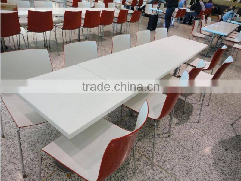 marble top dining table ,Acrylic soid surface Restaurant dining Table,KFC
