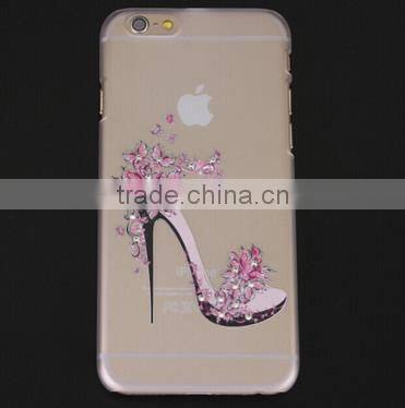 cheap mobile phone case beautiful modern girl hign heel shoes transparent apparel for your smartphone china market of electronic