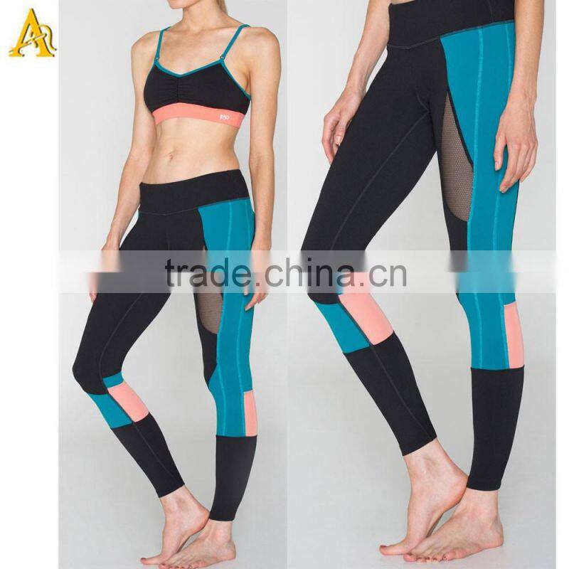 2016 new arrrival hot sale sexy yoga leggings slim yoga pants for women