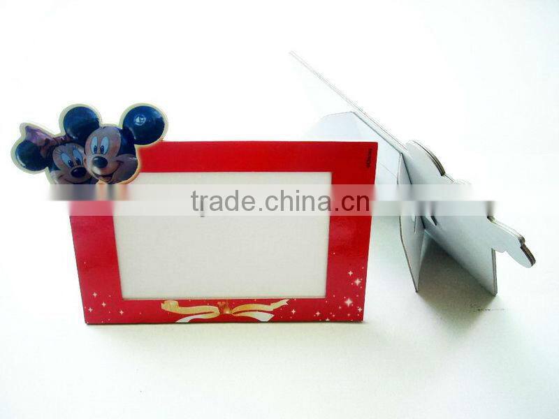 Custom made paper photo frame, cardboard photo frame