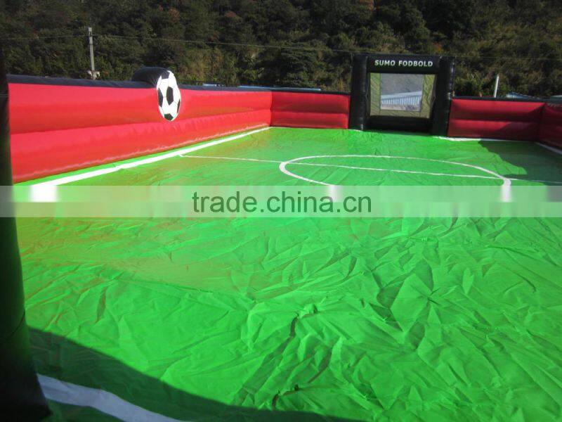 hot sale Giant inflatable football arena/inflatable water soccer field/inflatable paintball field for inflatable play equipment