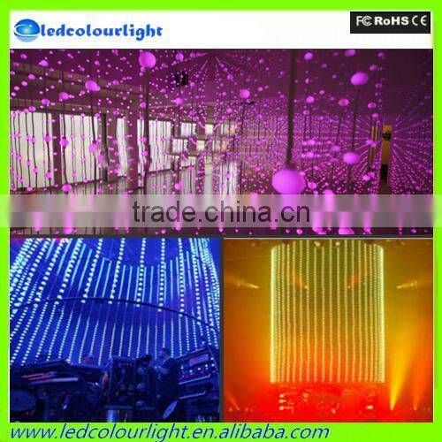 Madrix software 50mm 3D hanging multi color changing night club led ball light