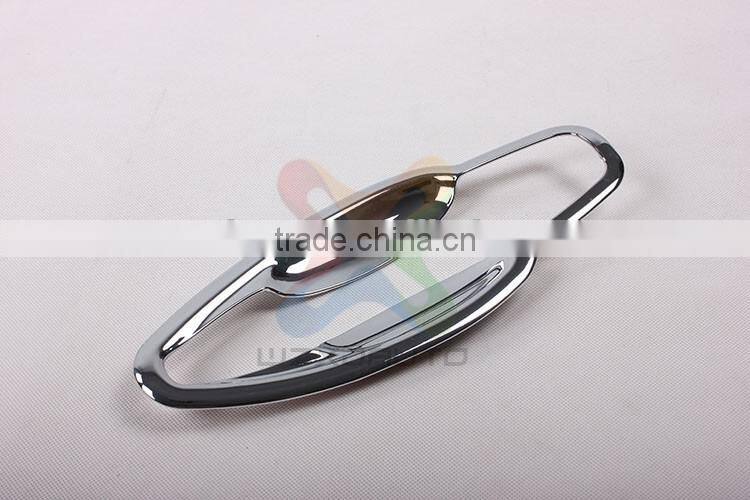 SET ABS CHROME DOOR HANDLE BOWL INSERTS COVER DOOR HANDLE BOWL FOR PEUGEOT PG 2008