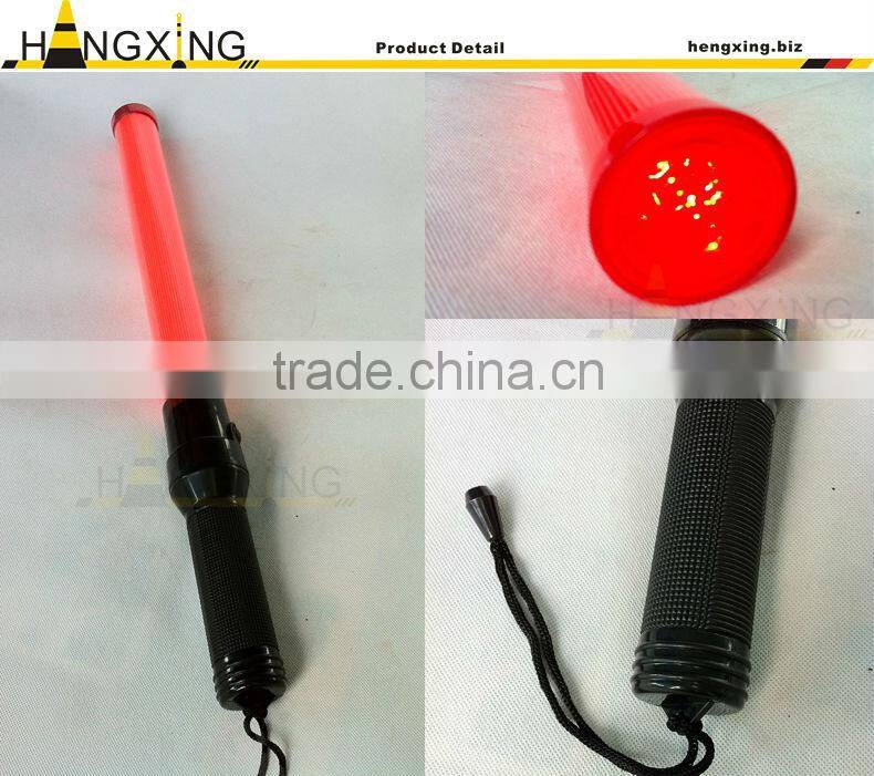 RB06 pvc lens traffic wand baton double colors