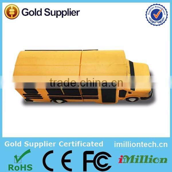 new design school bus usb flash drive with cheap price