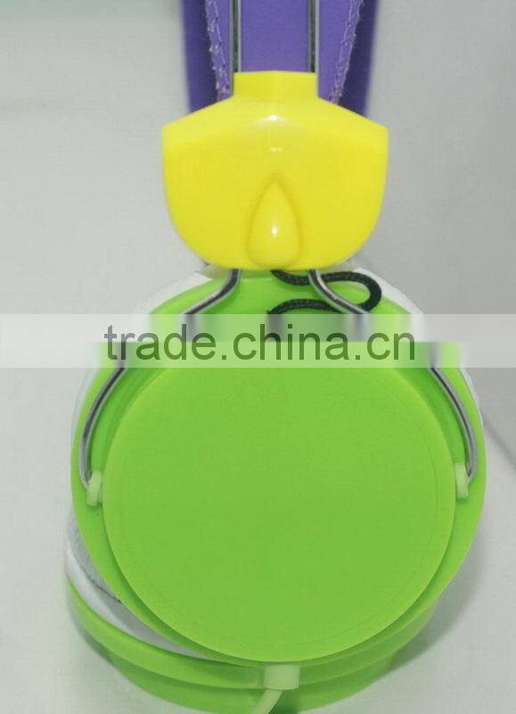 Discount newest stereo headphone fabric cables