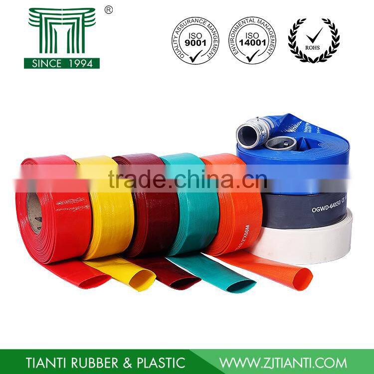 2 Inch New Water Discharge Hose Heavy Duty Agriculture Irrigation PVC Layflat Hose