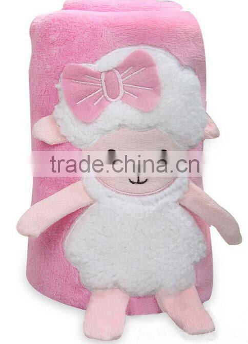 Girl Blanket Sheep Animal Baby Comfort Blanket