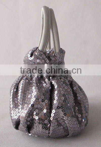 Cute girl's bag sequin make up bag