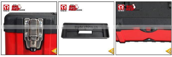 TRJF-3015N 18.5 inch plastic steel tool box light-weighted strong,easy carrying