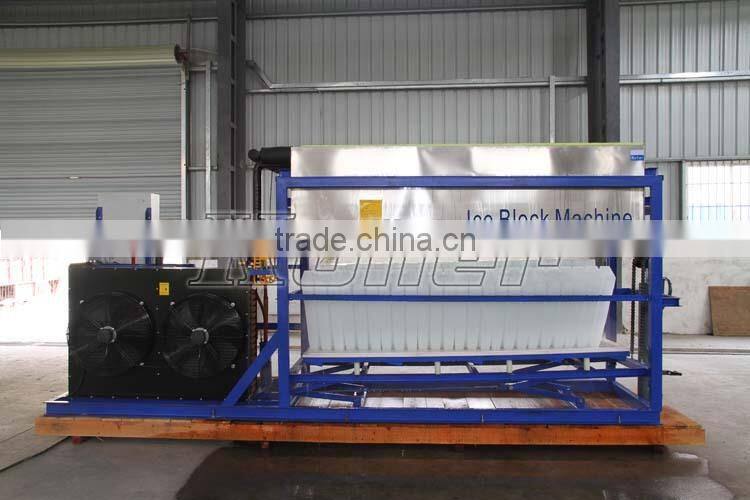 DK30 Hot sale Maquina de hielo en barra por evaporacion directa con PLC control
