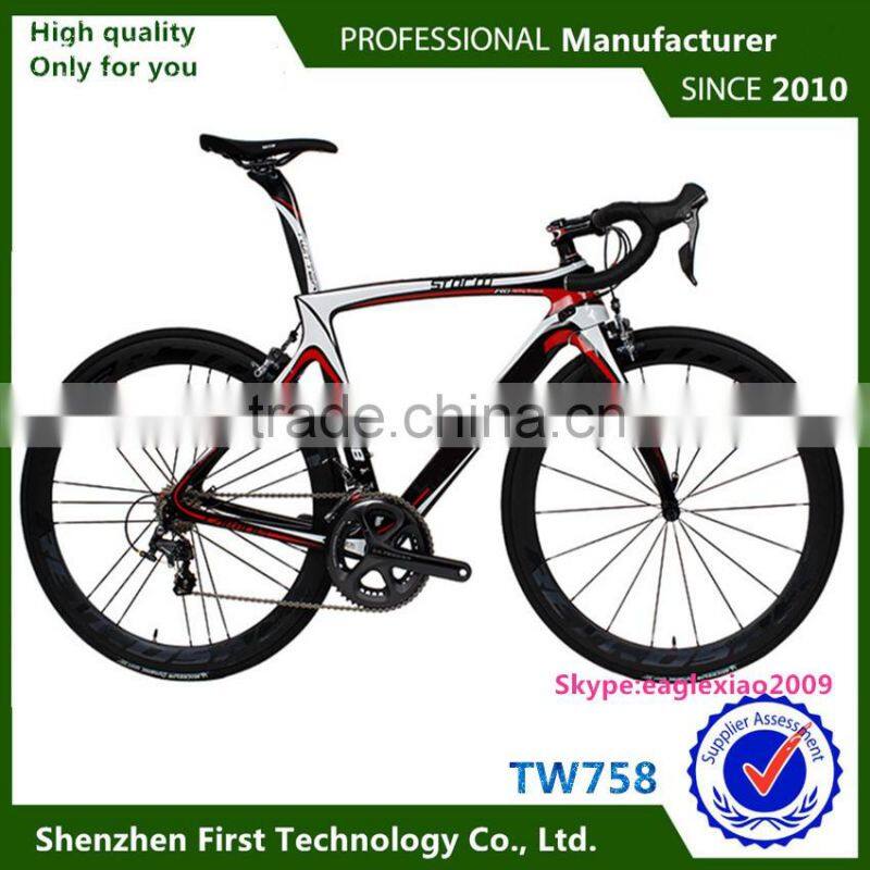 shift levers ultetra 6800 22speed brakes full carbon road bike with led light USB charger