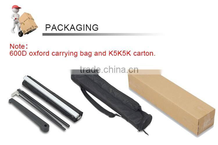 Protable double sides net type brochure shelf stand for magazine