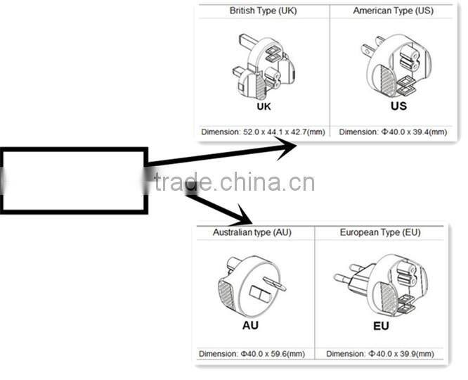 5V 7A 6 port USB Charger Universal USB Wall Charger For Home Travel