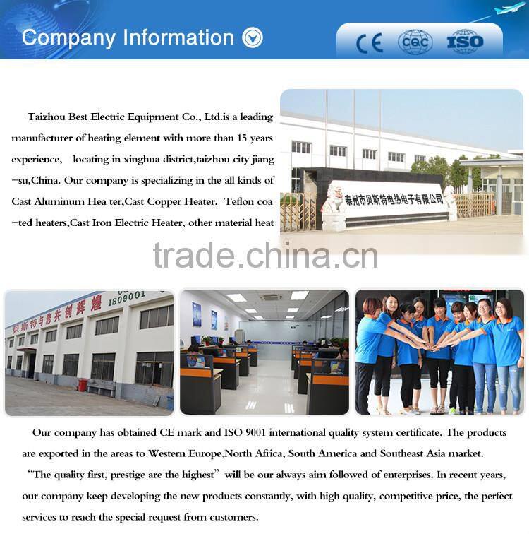 plastics extrusion machinery uesd casting aluminum heating plate