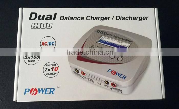 Newest H-Power H100 Balance Charger AC/DC Dual Balance Charger Discharger For RC Models For RC Models