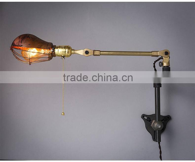 Old Style Vintage Edison Bulb Metal Wall Light