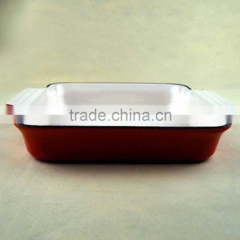 enamelled cast iron roaster pans