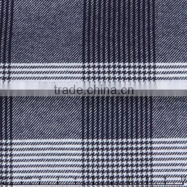 James Cotton-Tencel Twill Shirting Fabric, Flannel/Two-side Brushing Check/Plaid Fabric series one