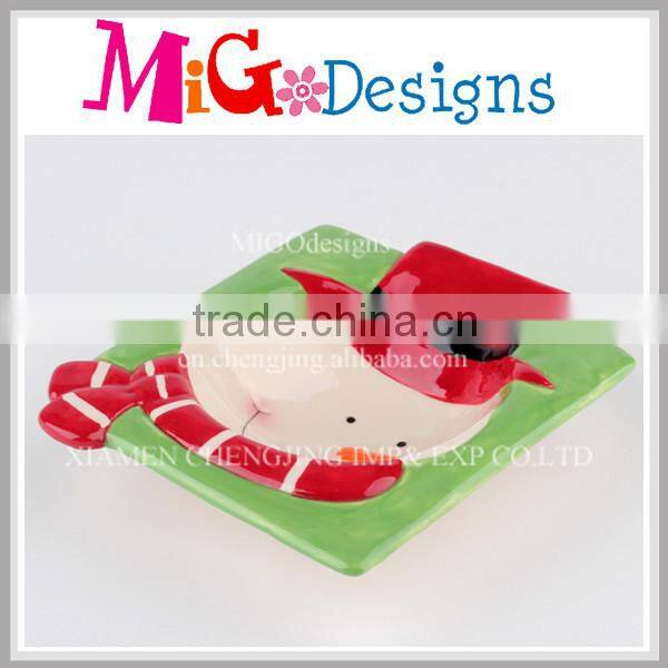 Different Design Christmas Ceramic Plate Wholesale