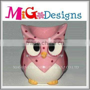 Owl Design Ceramic Lovely Egg Holder Gift