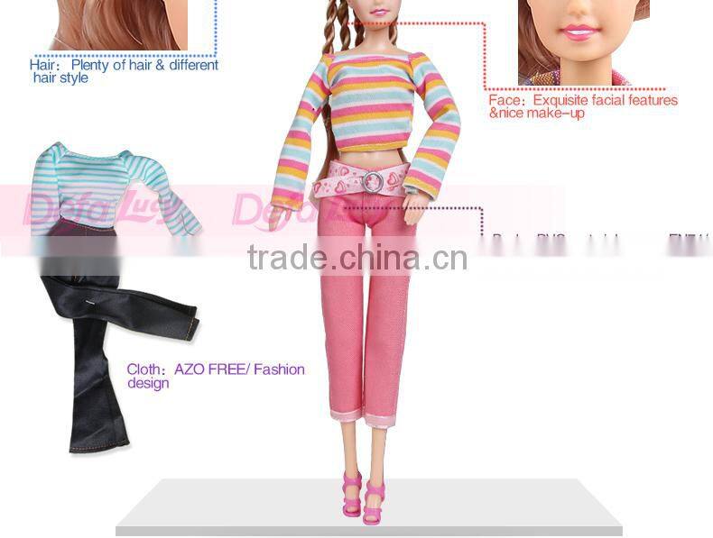 Plush Girl Dolls2014 New Design Hot Sale ItemsPlush Girl Dolls