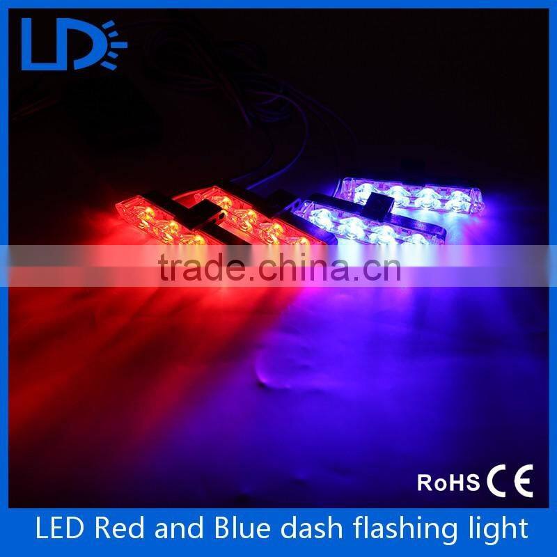 4*4LED daytime running flash light Firemen Police Truck Flash Light Wireless remote control car net warning emergency light
