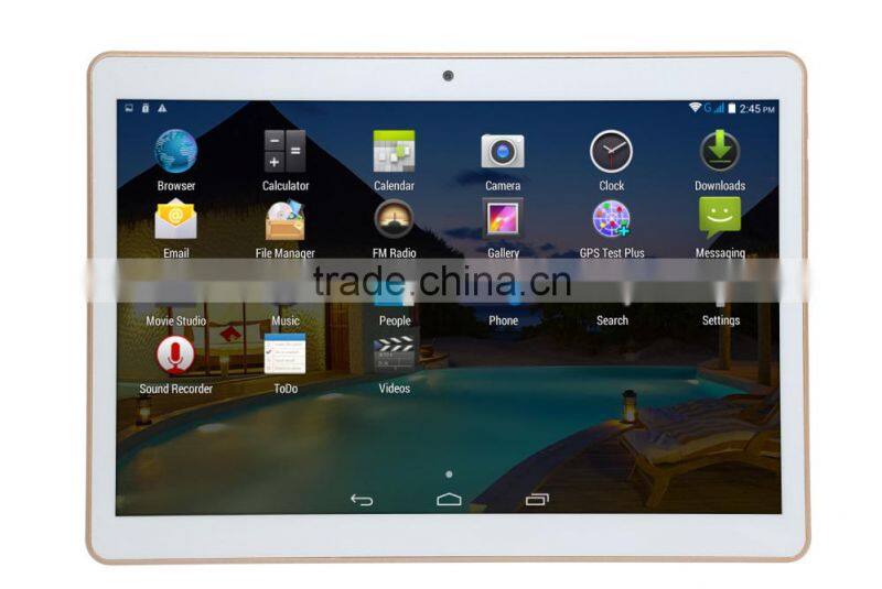 2015 New 9.6" IPS MTK6582 Quad core Android 4.4 tablet pc built in 3g