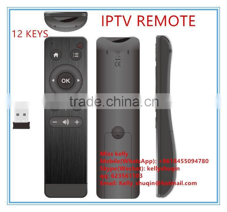 12 keys 12 buttons for PPBOX android remote control