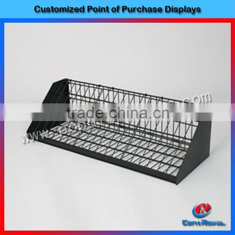 Hot sell accessories metal basket display shelf