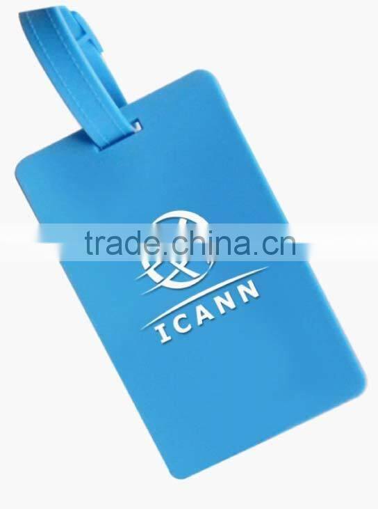 2014 Fashional soft pvc luggage tag/baggage tag