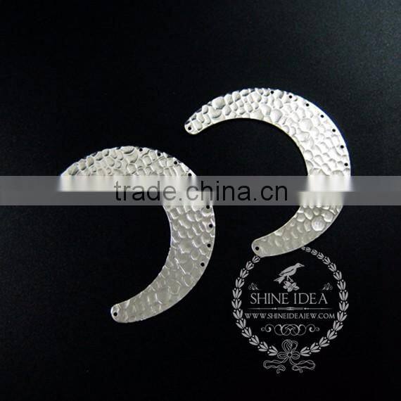 60*15mm silver plated harmed pattern pendant charm DIY earrings chandelier jewelry supplies 1820281