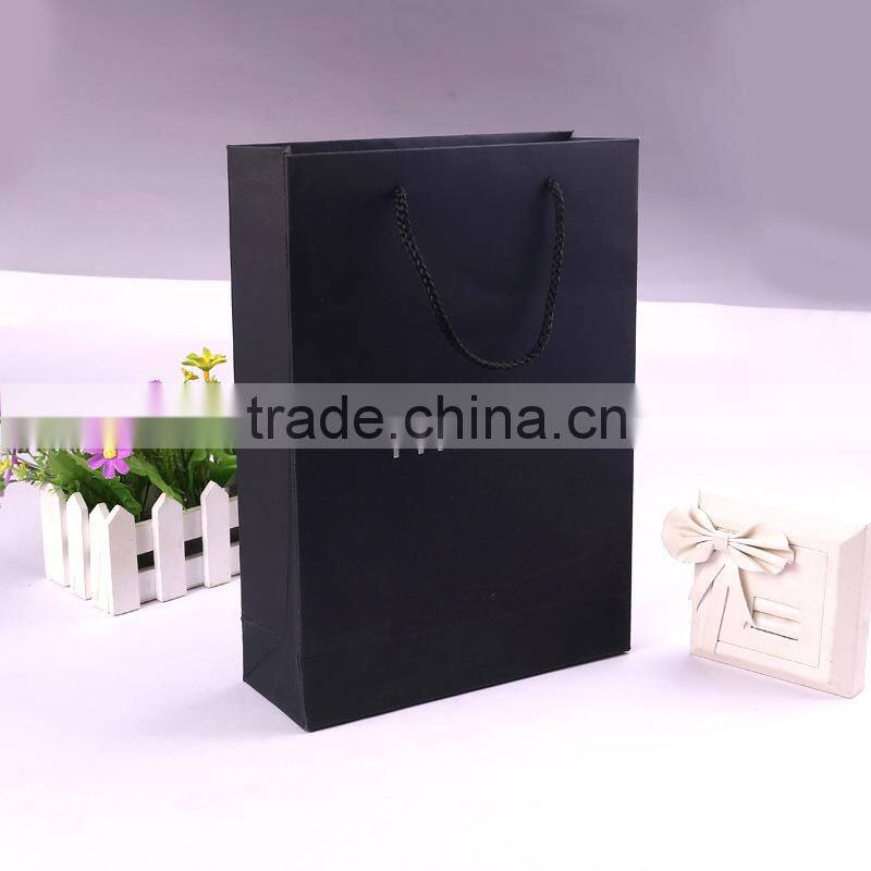 Wholesale High quality tectorial membrane &Foil stamping process jewelry paper bags shopping bag