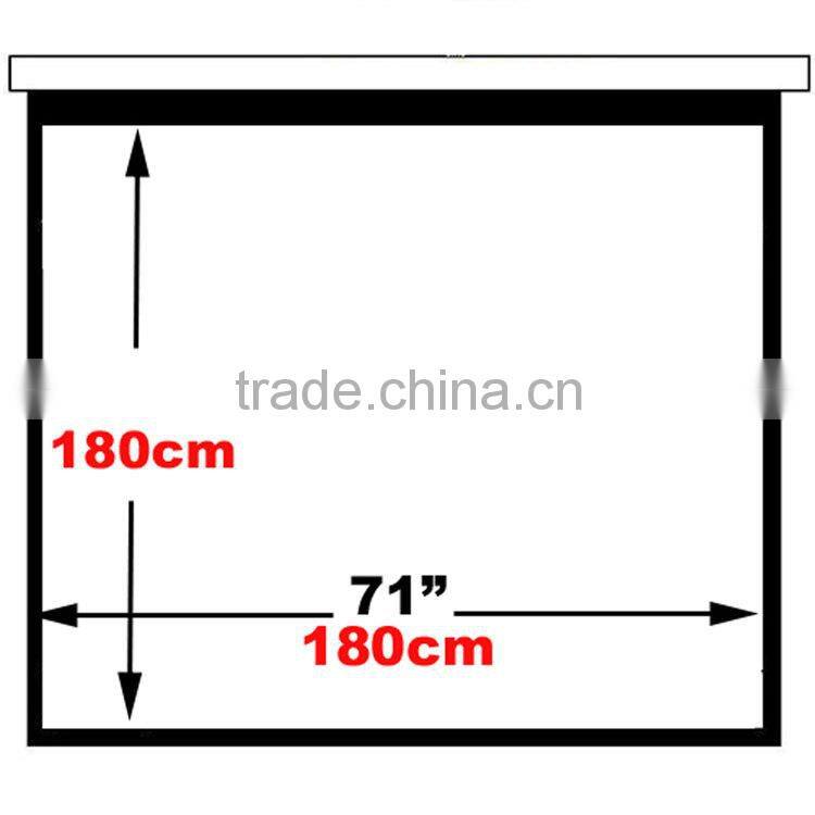 EU Warehouse * 100 inch Matt White Projector Screen with Portable Tripod 3D HD TV Projection for Home Cinema System