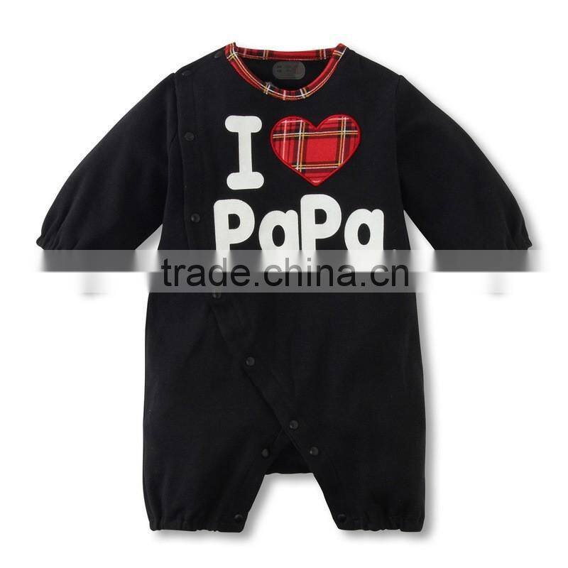 Love PaPa MaMa Baby Clothes High Quality Warm Baby Romper New Design Baby Jumpsuit Unisex Newborn Baby Clothes