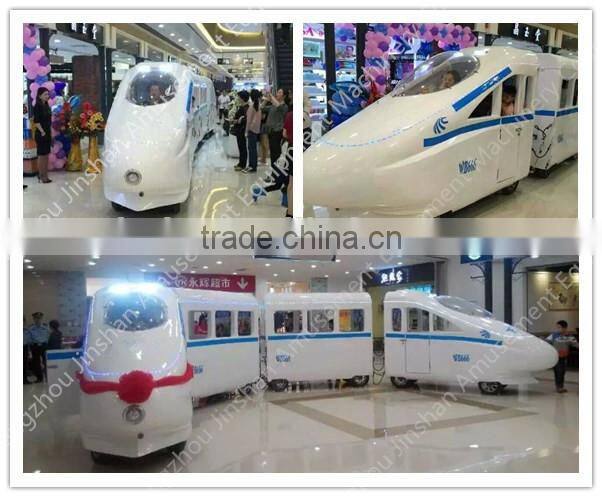 Hot! Outdoor playground high speed electric train for kids park