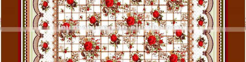 2016 the leastes 100% polyester fabric brushed soft fabric printing romantic fabric