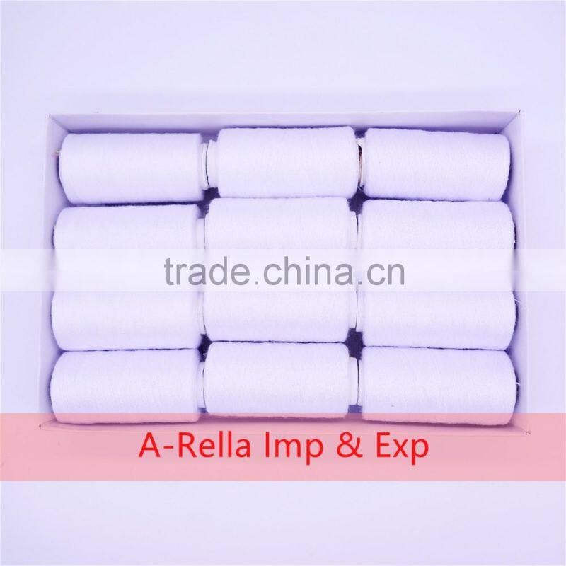 100% spun polyester sewing thread 8g/cone