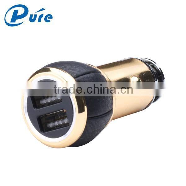 Promotional Wireless12V Car Charger 5V 2.4A Charger Mobile Dual USB Car Charger for iPhone 6 | for Samsung Portable 12v Car