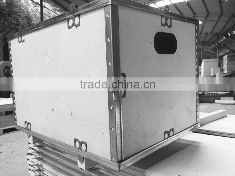 Foldable foldable plywood box